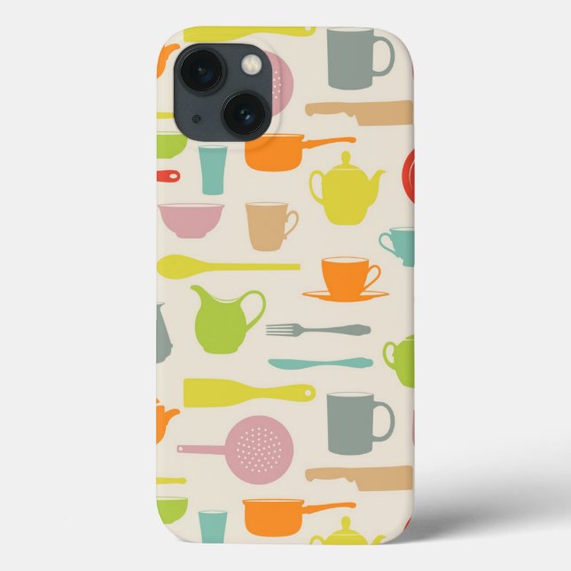 Dishes Pattern Case-Mate iPhone Case (Back)