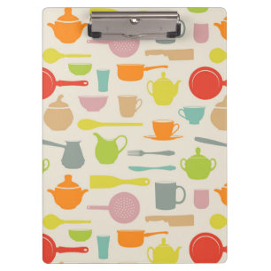 Dishes Pattern Clipboard