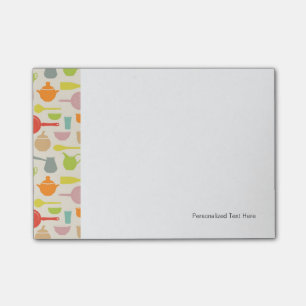 Dishes Pattern Post-it Notes