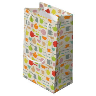 Dishes Pattern Small Gift Bag