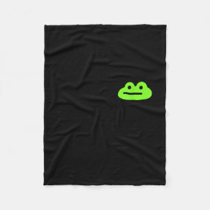 Dishonest Frog Behave No Frog Funny Cute Frog Love Fleece Blanket