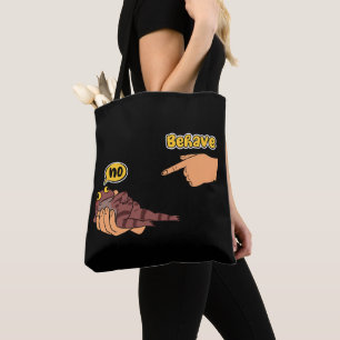 Dishonest Frog Funny Frog Meme Behave No Cartoon Tote Bag
