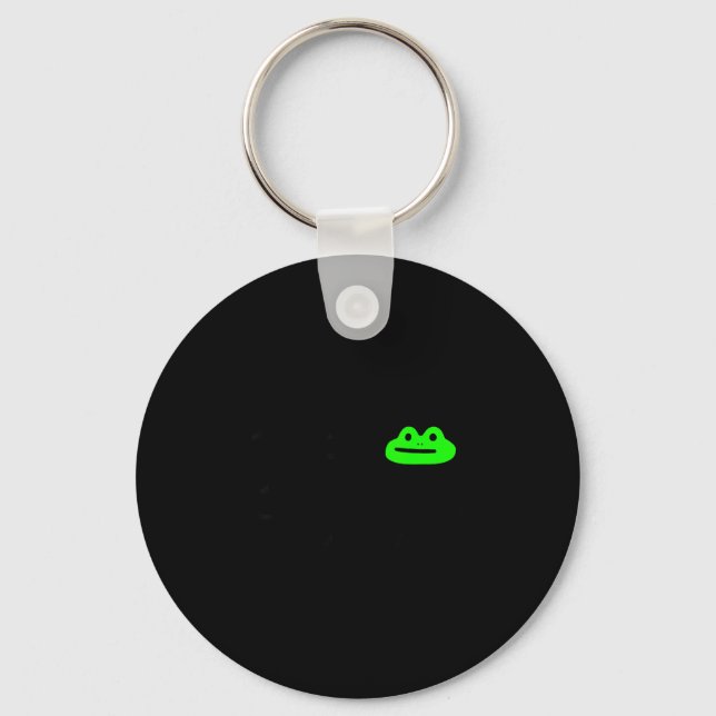 Dishonest Frog Meme Behave No Funny Frog Meme Sayi Key Ring (Front)