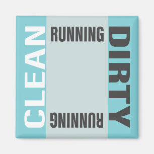 Dishwasher Clean Dirty Running Kitchen Office Magnet