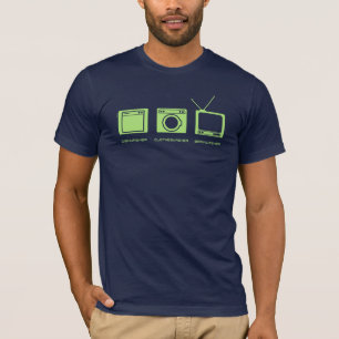 'Dishwasher, Clotheswasher, Brainwasher' in Lime T-Shirt