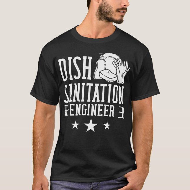 Dishwasher Dishwashing Gift Job Dish Washing T-Shirt (Front)