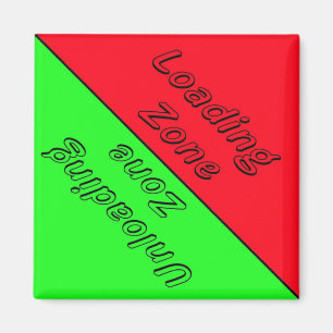 Dishwasher Loading and Unloading Zones Magnet