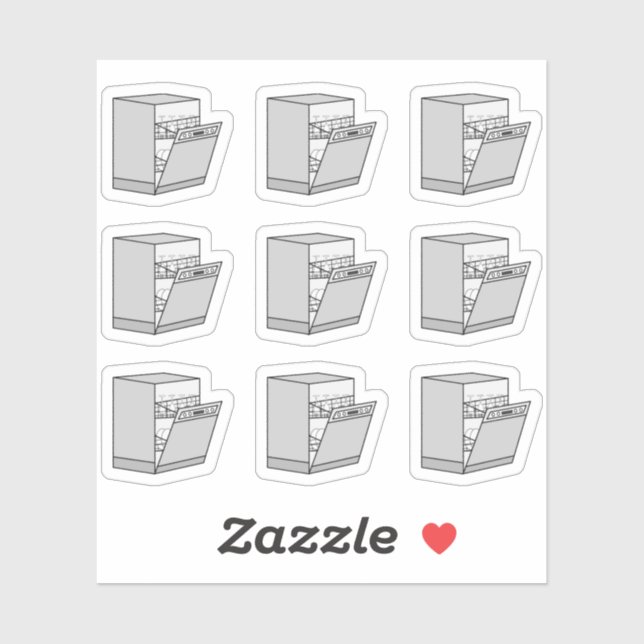 Dishwasher Wash Dishes Chores Reminder Cleaning (Sheet)