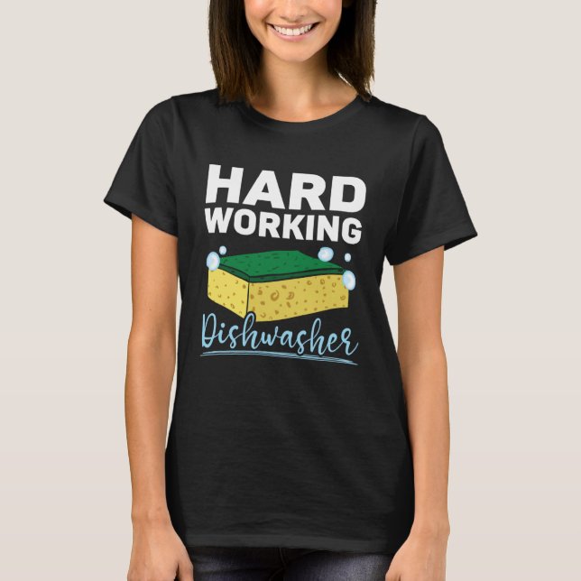 Dishwashing Job Profession Restaurant Employee Dis T-Shirt (Front)
