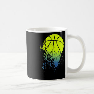 Disintegrating Neon Green Bysketbyll Urbyn Graphic Coffee Mug