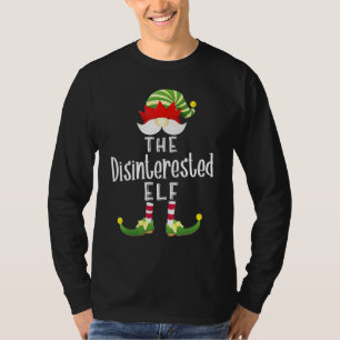 Disinterested Elf Group Christmas Pajama Party T-Shirt