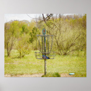Disk Golf Basket 7 Poster