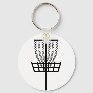 Disk Golf Hole Key Ring