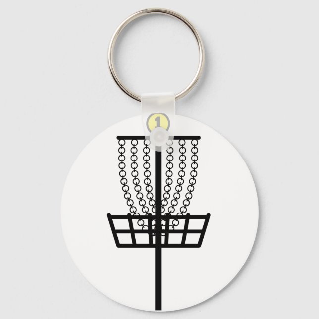 Disk Golf Hole Key Ring (Front)