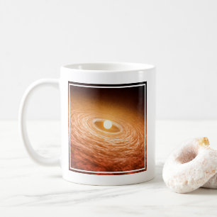 Disk Of Material Surrounding Star Fu Orionis. Coffee Mug