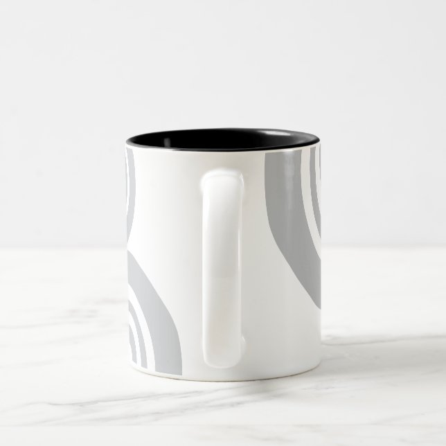 Disks Two-Tone Coffee Mug (Handle)