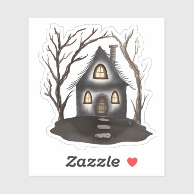 Dismal Bleak Whimsi-Goth Haunted House  (Sheet)