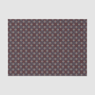 Dismal Collection Burgundy Navy Prairie Bloom Tissue Paper