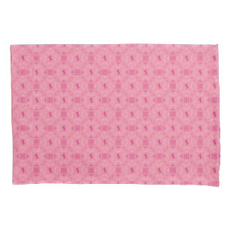 Dismal Pink Pillow Case Cowgirl Western Horses