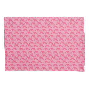 Dismal Pink Pillow Case Cows Calves Western Ranch