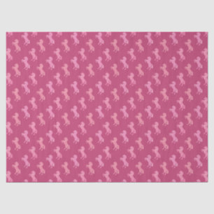 Dismal Pink Tissue Paper Horses Preppy Cowgirl