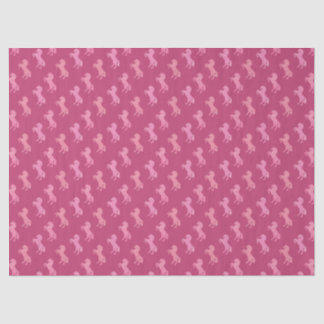 Dismal Pink Tissue Paper Horses Preppy Cowgirl