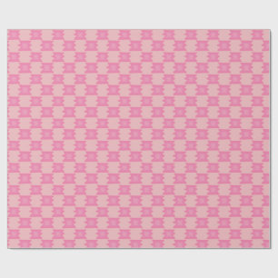 Dismal Pink Wild West Blanket Pattern Soft Boho Wrapping Paper