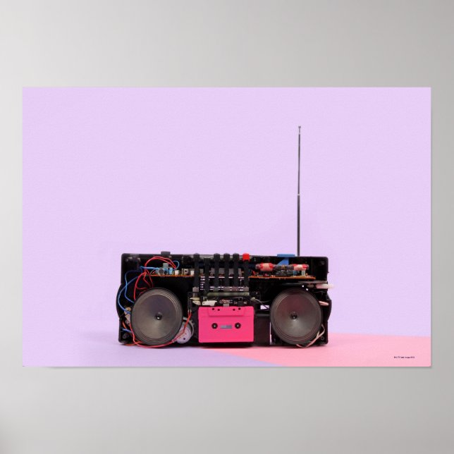 Dismantled Portable Stereo Poster (Front)