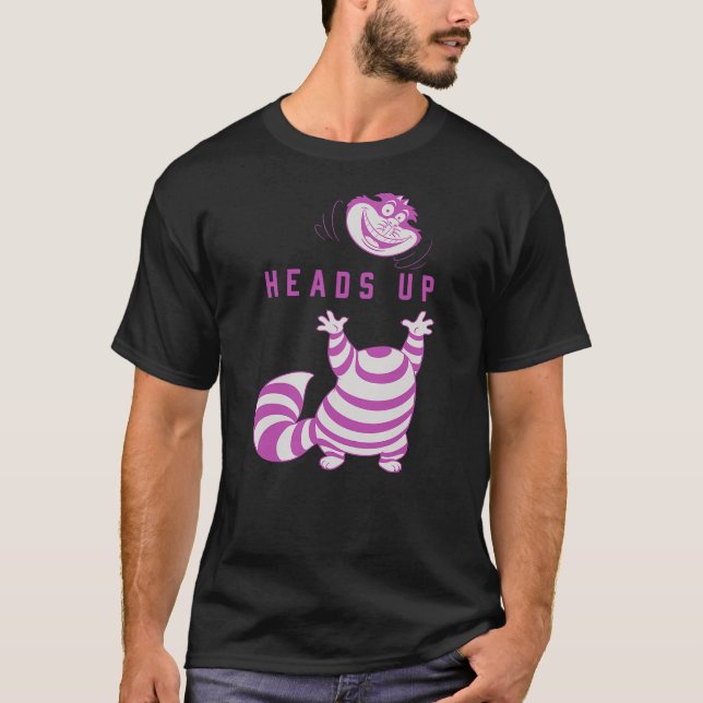 Disney Alice in Wonderland Cheshire Cat Heads Up T-Shirt (Front)