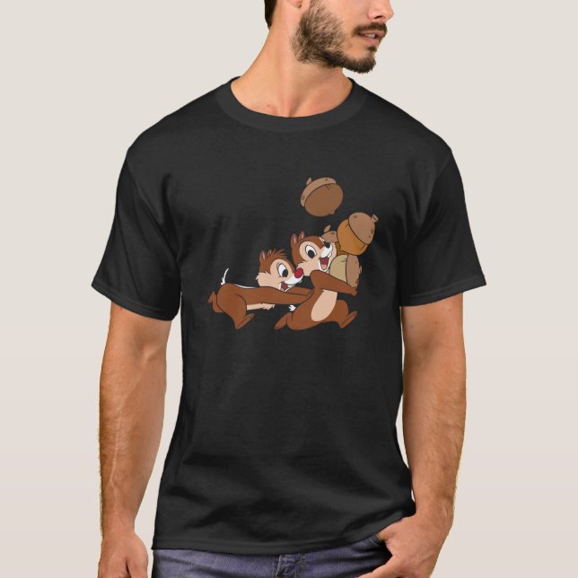 Disney Chip n Dale Chipmunks Acorn Run Swea T-Shirt (Front)