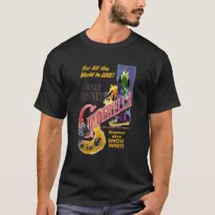 Disney Cinderella Vintage Movie Box Art Poster T-Shirt