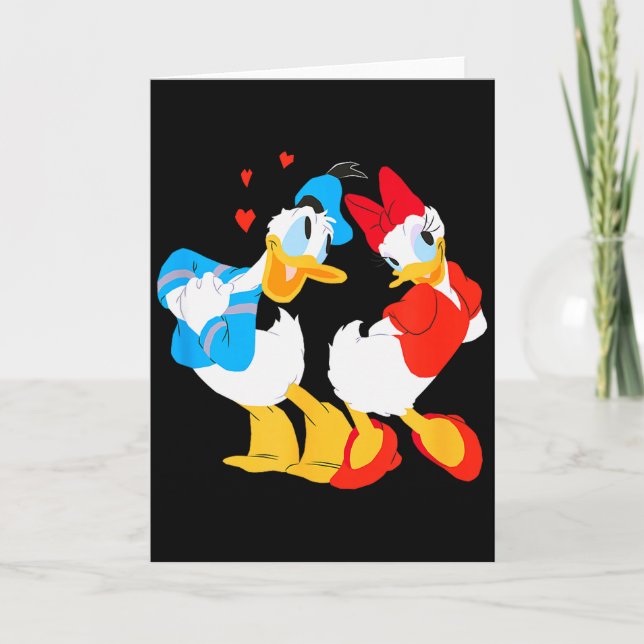 Disney Donald And Daisy Sweethearts Valentine’s Da Card (Front)