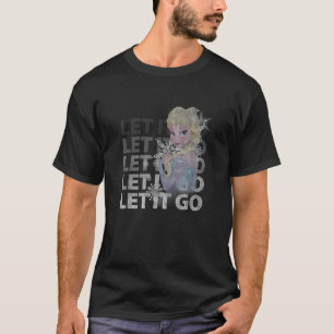 Disney Frozen Elsa Snow Queen Let It Go Sparkle Te T-Shirt