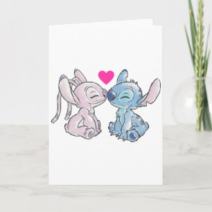 Disney Lilo &amp; Stitch Valentines Day Stitch &am Card