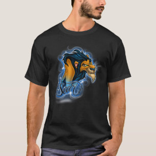 Disney Lion King Scar Airbrushed Portrait Logo T-Shirt
