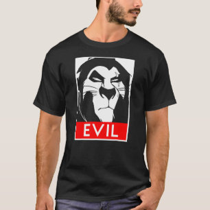 Disney Lion King Scar Evil Poster T-Shirt