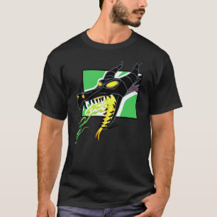 Disney Maleficent Fire Breathing Dragon Portrait T-Shirt