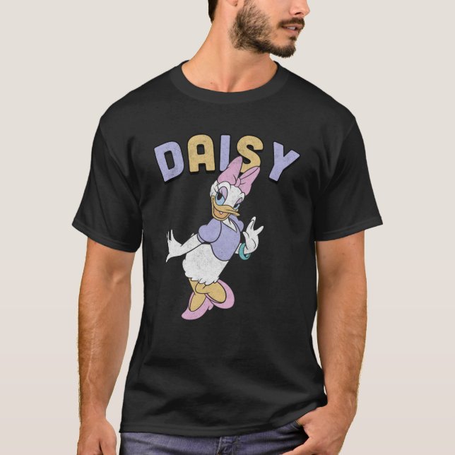 Disney Mickey And Friends Daisy Duck Simple Portra T-Shirt (Front)