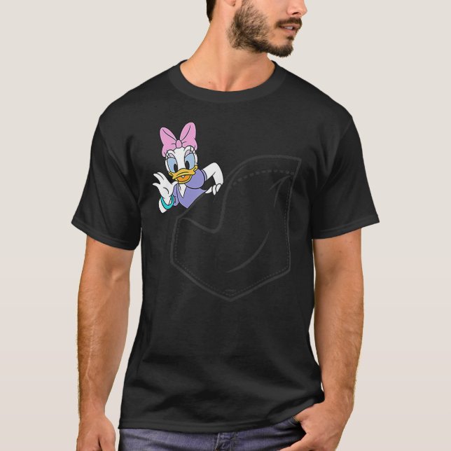 Disney Mickey & Friends Daisy Duck Small Pocket T-Shirt (Front)