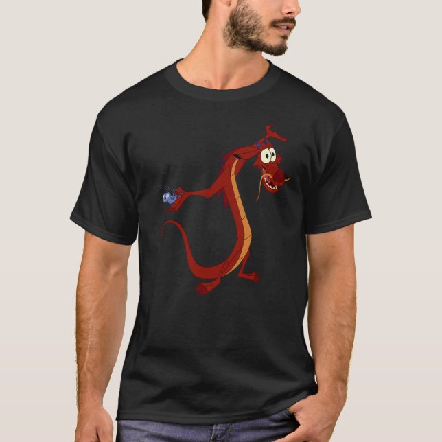 Disney Mulan Mushu Dragon And Cri-Kee Cricket T-Shirt (Front)