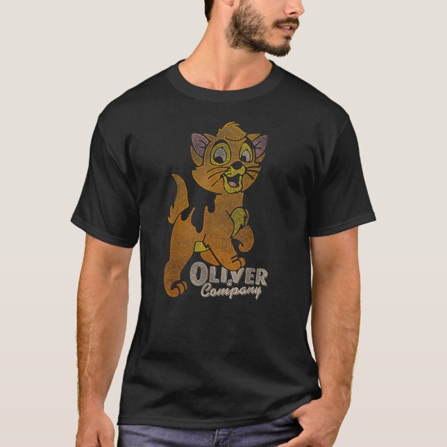 Disney Oliver & Company Oliver Big Kitten T-Shirt (Front)