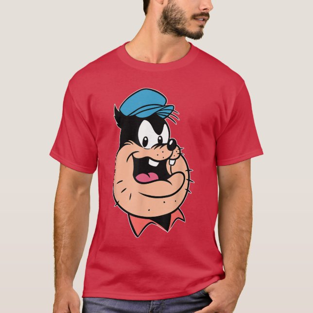 Disney Pete Big Face Retro Character Trip Matching T-Shirt (Front)