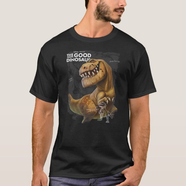 Disney Pixar The Good Dinosaur Butch Rex Overlay P T-Shirt (Front)