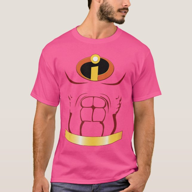 Disney Pixar The Incredibles Halloween Superhero C T-Shirt (Front)