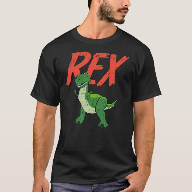 Disney Pixar Toy Story 4 Rex Dinosaur T-Shirt (Front)