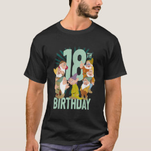 Disney Snow White Dwarfs Group Shot 18th Birthday  T-Shirt