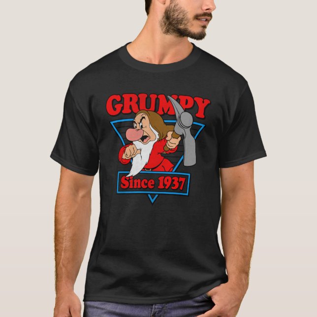 Disney Snow White Grumpy Since 1937 Triangle Swea  T-Shirt (Front)