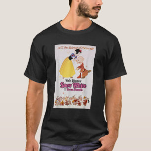 Disney Snow White Kissing Dopey Classic Movie Post T-Shirt