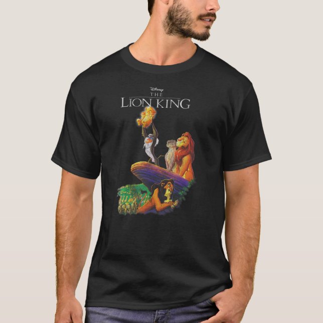 Disney The Lion King Born To Be King Epic Big Ches T-Shirt (Front)