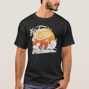 Disney The Lion King Hakuna Matata Sunset March  T-Shirt